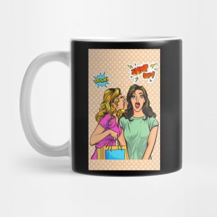 Ouch, Shut Up, Funny Lady Gift Mug